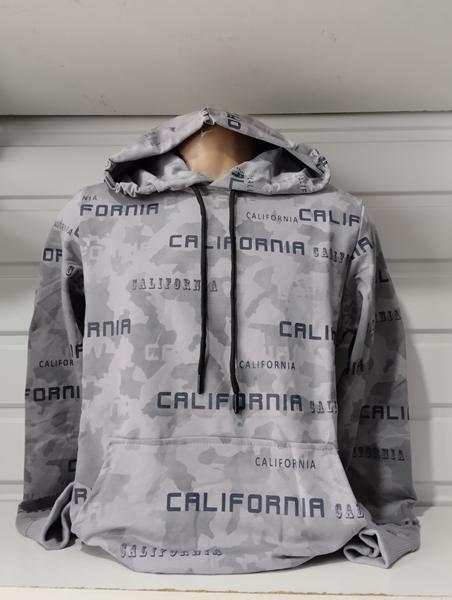 Худи Panda (S-2XL) 1480 grey (деми)