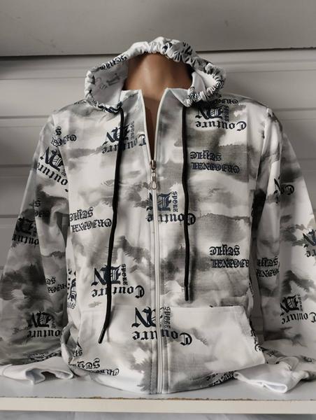 Кофта Panda (S-2XL) 1516 white (деми)