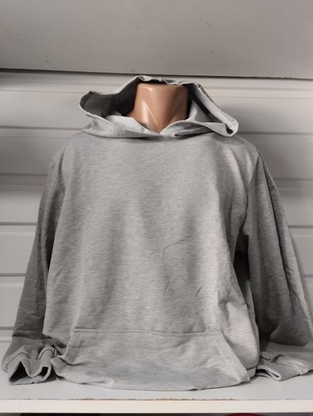 Худи Panda (2XL-6XL) 1530 grey (деми)