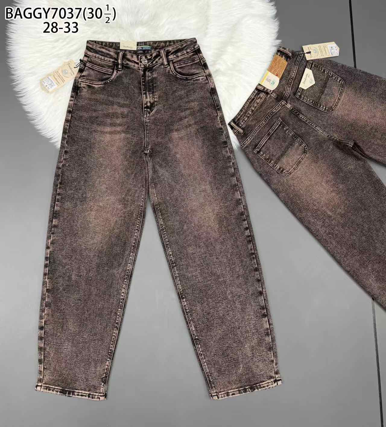 Джинсы Vindassion (28-33) 7037 brown (деми)