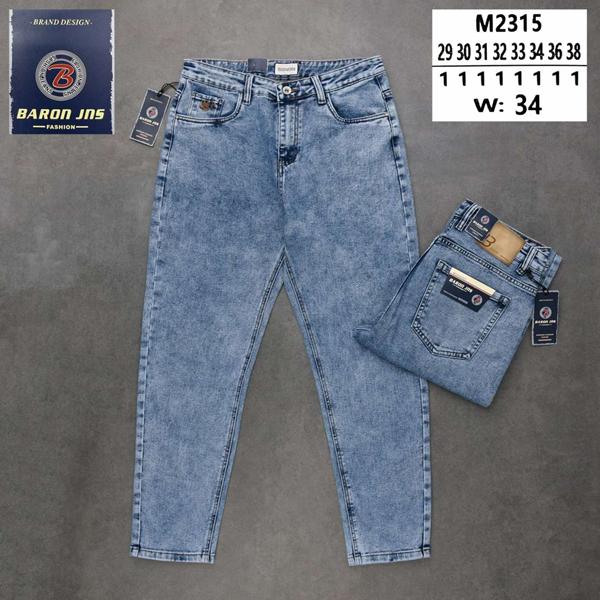 Джинсы Baron Jeans (29-38) M2315 l.blue (деми)