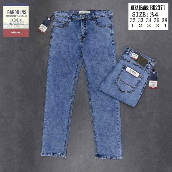 Джинсы Baron Jeans (32-38) 2371 l.blue (деми)