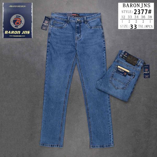 Джинсы Baron Jeans (32-38) 2377 blue (деми)