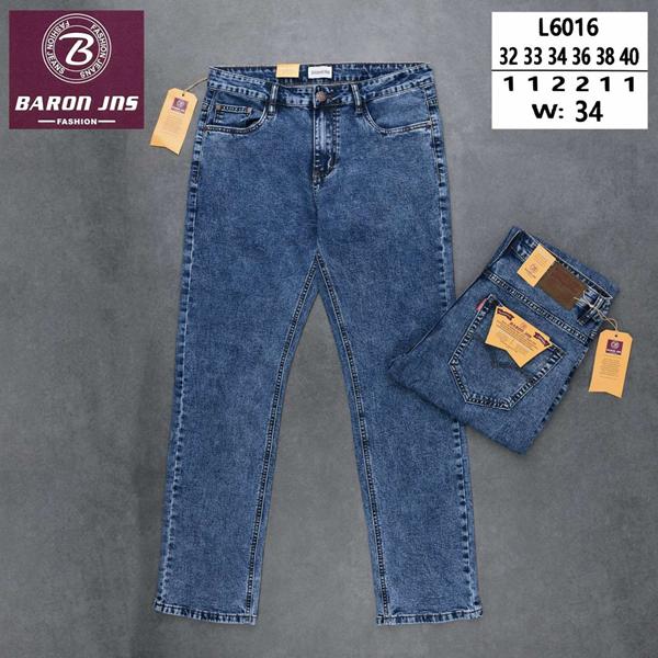 Джинсы Baron Jeans (32-40) L6016 blue (деми)