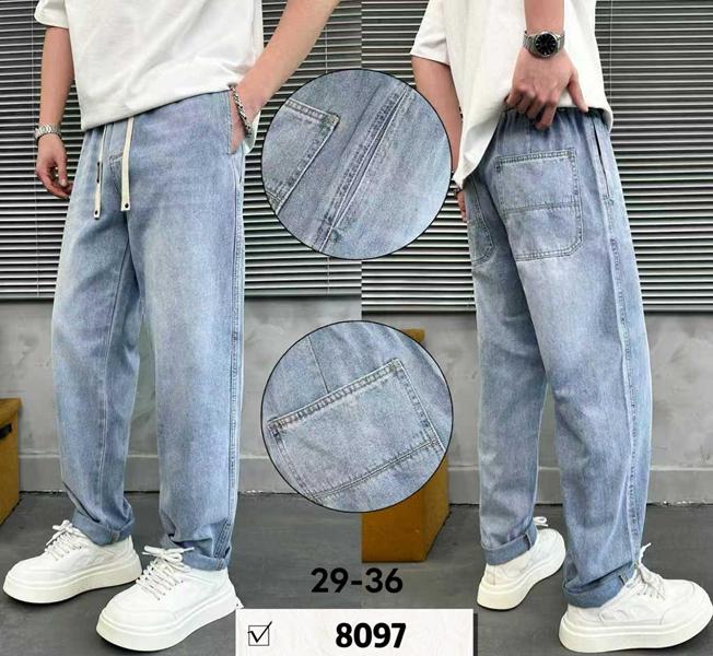 Джинсы Baron Jeans (29-36) 8097 l.blue (деми)