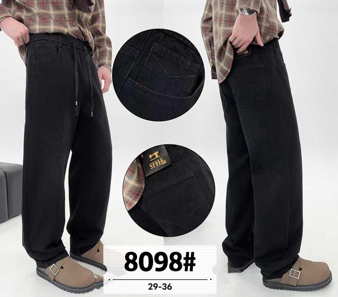 Джинсы Baron Jeans (29-36) 8098 black (деми)