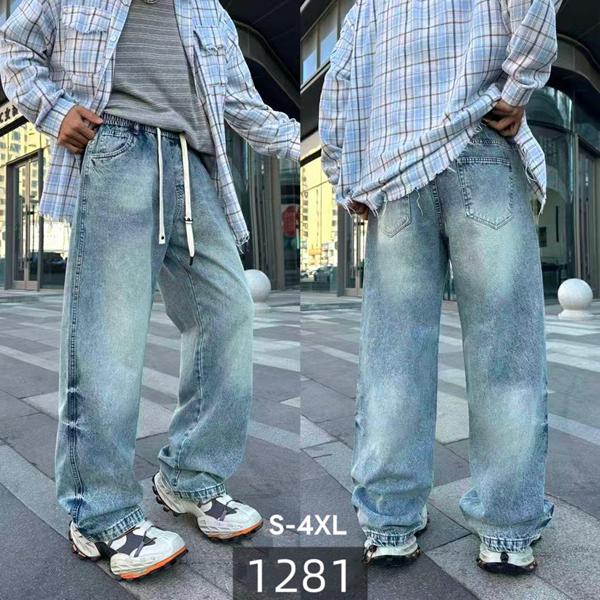 Джинсы Baron Jeans (S-4XL) 1781 l.blue (деми)