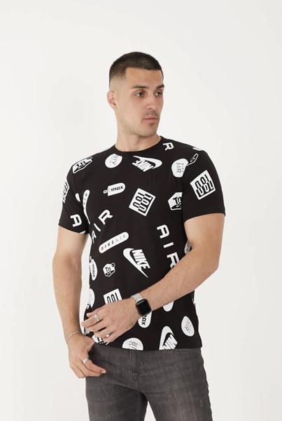 Футболка F.T.H (S-2XL) F908 black (лето)