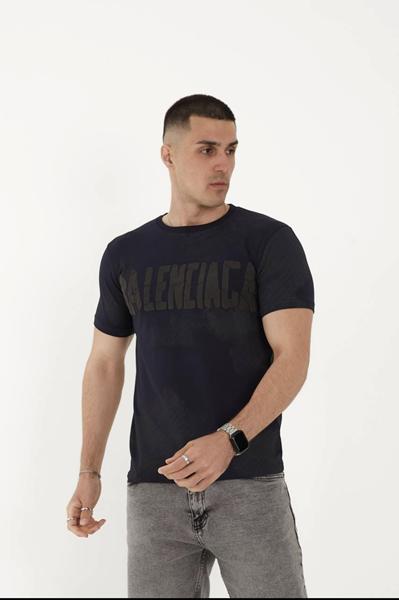 Футболка F.T.H (S-2XL) F911 navy (лето)