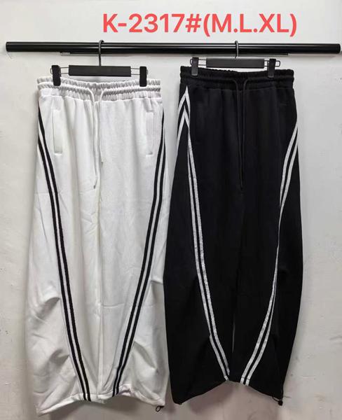 Штаны спорт Immei (M-XL) K2317 white (деми)