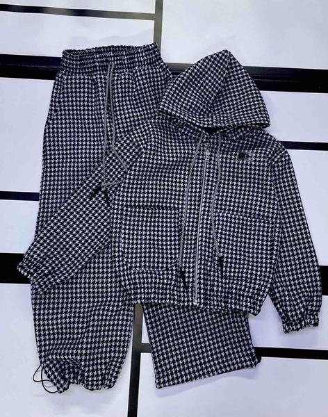 Костюм спорт Kosmy (128-152) 552-1 black-white (деми)