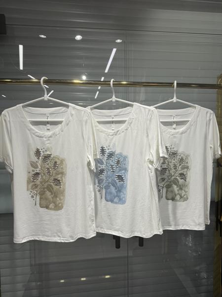 Футболка DGMD (XL-6XL) E26143 white-khaki (лето)