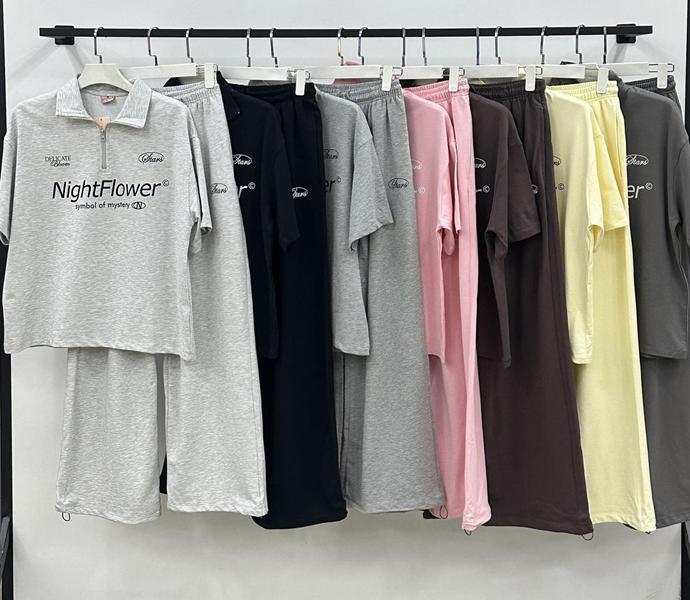 Костюм спорт DGMD (S-L) 500466 d.grey (деми)