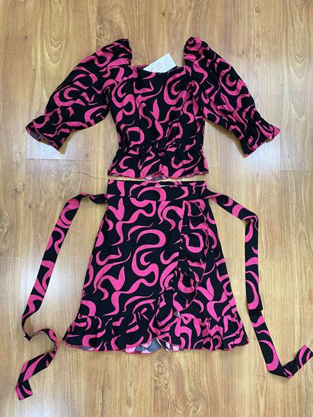 Костюм RSV (134-158) 308 black-pink (лето)