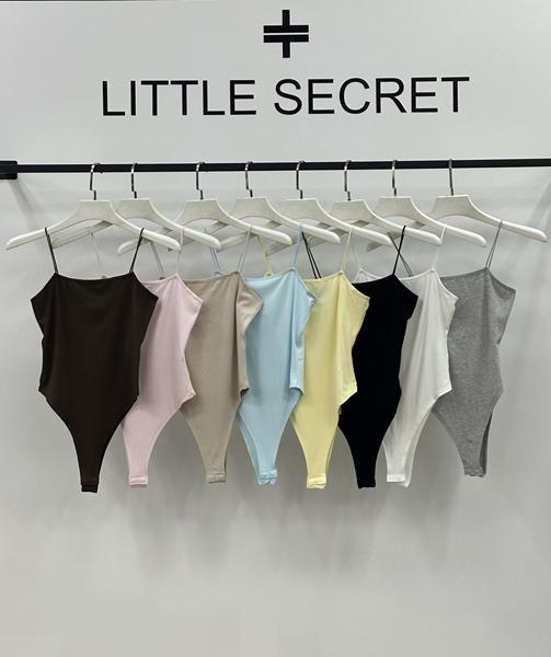 Боди Little Secret (S-L) K028 brown (лето)