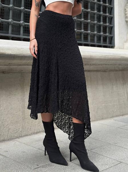 Юбка Little Secret (S-L) SA357 black (лето)