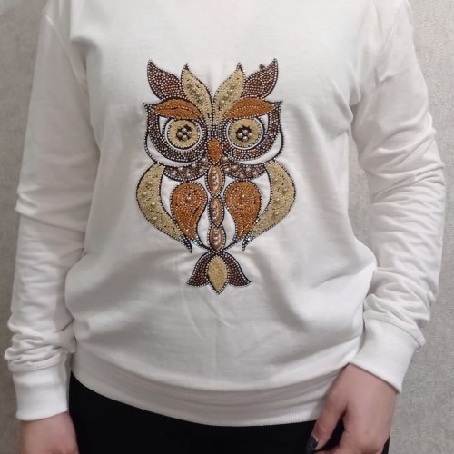 Свитер Red Hat clothes (S-L) 0127 white (деми) Red Hat clothes 0127 white