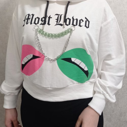 Свитер Red Hat clothes (S-L) 0128 white (деми) Red Hat clothes 0128 white