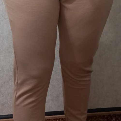 Штаны спорт Red Hat clothes (L-2XL) 0135 beige (деми) Red Hat clothes 0135 beige