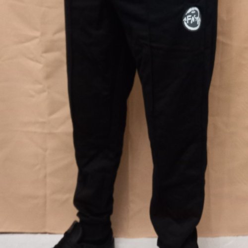 Штаны спорт Red Hat clothes (S-2XL) 1696 black (деми) Red Hat clothes 1696 black