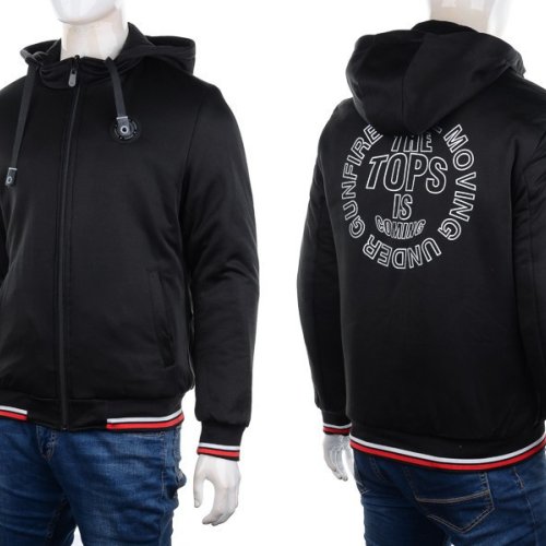 Куртка M7 (L-3XL) 2220 black-blue (деми) M7 2220 black-blue