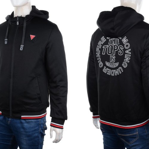 Куртка M7 (L-3XL) 2220 black-red (деми) M7 2220 black-red