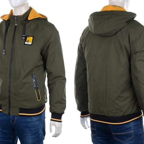 Куртка M7 (L-3XL) 2228 khaki-yellow (деми) M7 2228 khaki-yellow