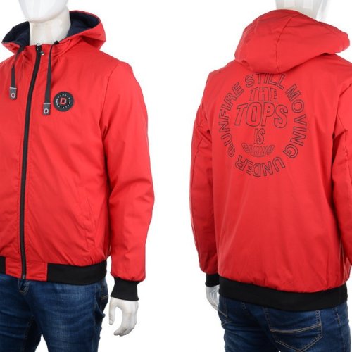 Куртка M7 (L-3XL) 2228 red-blue (деми) M7 2228 red-blue