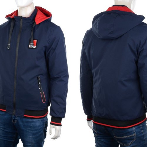 Куртка M7 (L-3XL) 2228 red-blue (деми) M7 2228 red-blue