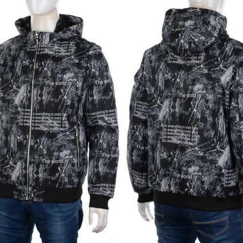 Куртка M7 (48-56) 626 black-grey (деми) M7 626 black-grey