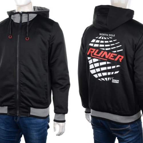 Куртка M7 (XL-3XL) 7795 black-grey (деми) M7 7795 black-grey