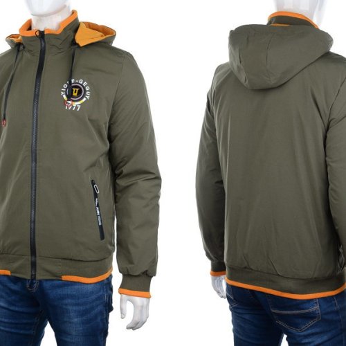 Куртка M7 (XL-3XL) 7795 orange-grey (деми) M7 7795 orange-grey