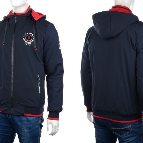 Куртка M7 (XL-3XL) 7795 red-navy (деми) M7 7795 red-navy