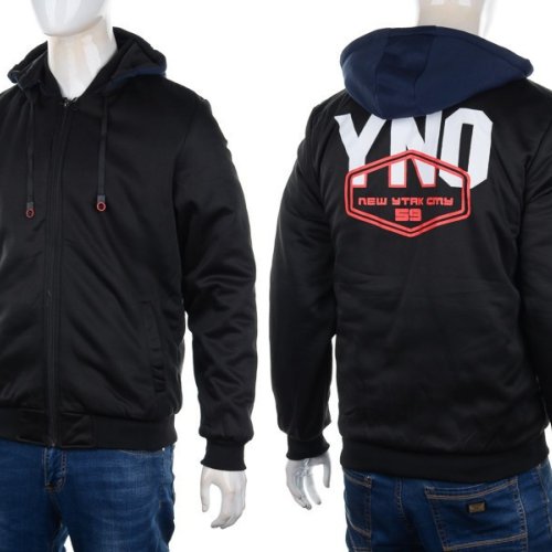 Куртка M7 (XL-3XL) 7798 black-navy (деми) M7 7798 black-navy