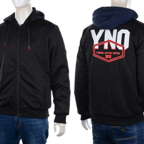 Куртка M7 (XL-3XL) 7798 black-red (деми) M7 7798 black-red