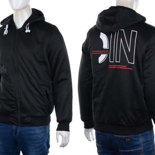 Куртка M7 (XL-3XL) 7799 black-blue (деми) M7 7799 black-blue