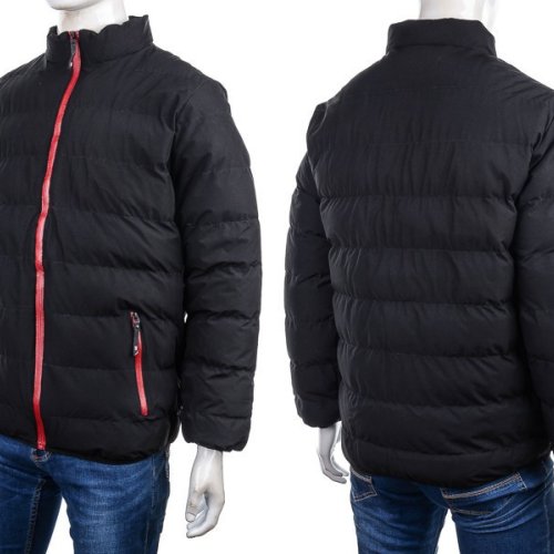 Куртка M7 (L-5XL) 8088 black (деми) M7 8088 black