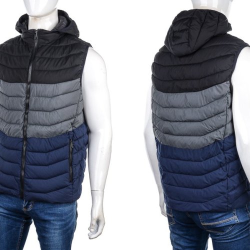 Жилетка M7 (M-3XL) 88592 black (деми) M7 88592 black