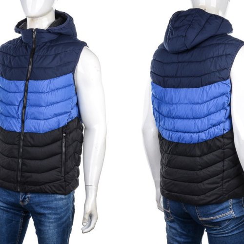 Жилетка M7 (M-3XL) 88592 blue (деми) M7 88592 blue