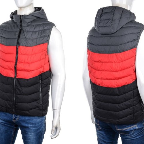 Жилетка M7 (M-3XL) 88592 grey (деми) M7 88592 grey