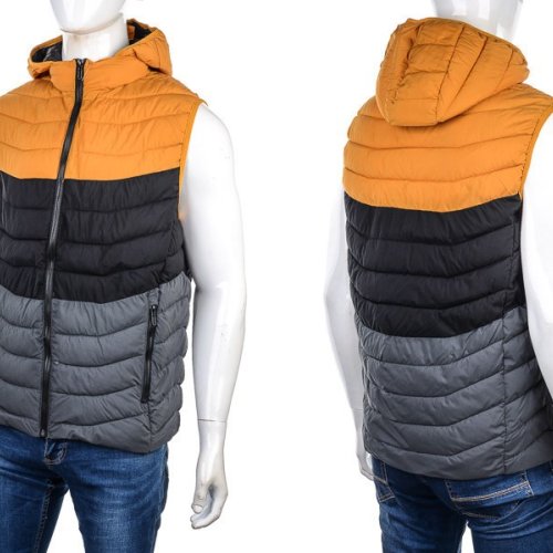 Жилетка M7 (M-3XL) 88592 orange (деми) M7 88592 orange