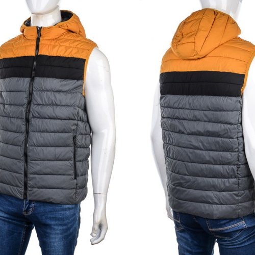 Жилетка M7 (M-3XL) 88593 grey (деми) M7 88593 grey