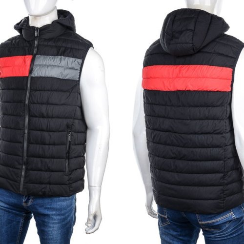 Жилетка M7 (M-3XL) 88594 black (деми) M7 88594 black