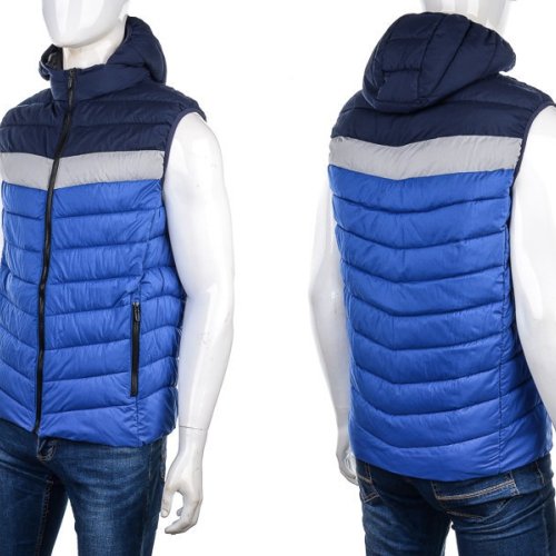 Жилетка M7 (M-3XL) 88597 blue (деми) M7 88597 blue