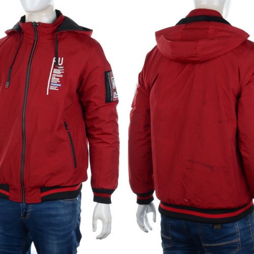 Куртка M7 (XL-3XL) 9984 wine-black (деми) M7 9984 wine-black