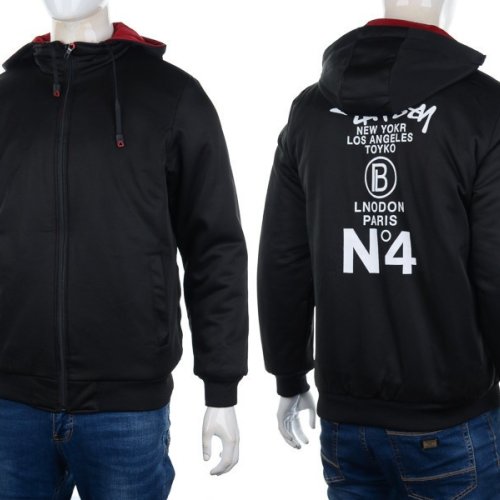 Куртка M7 (XL-3XL) 9984 wine-black (деми) M7 9984 wine-black