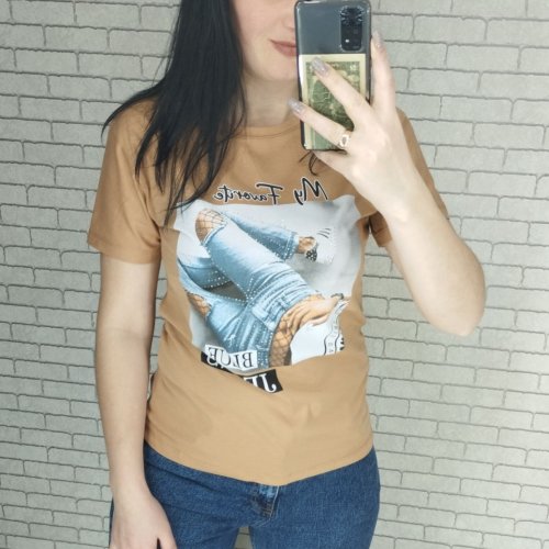 Футболка Shipi (S-XL) 20 brown (лето) Shipi 20 brown