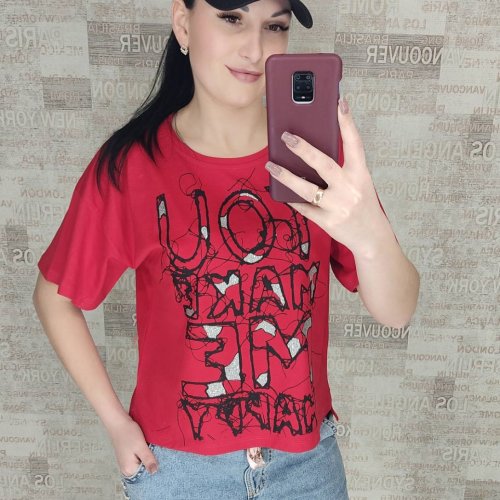 Футболка Shipi (S-L) 0 red (лето) Shipi 0 red