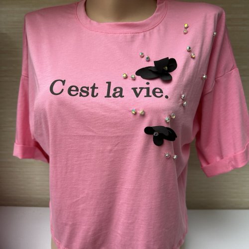 Топ Shipi (S-L) 20157 pink (лето) Shipi 20157 pink