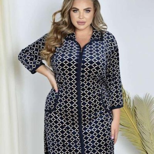 Халат Fili Wear (54-62) 800-10 navy (деми) Fili Wear 800-10 navy